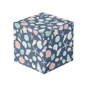 seashells pattern cube