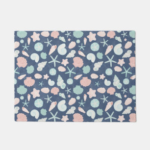 seashells pattern doormat