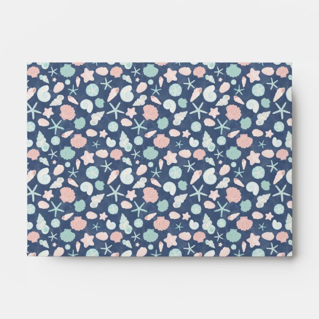 seashells pattern envelope (Front)