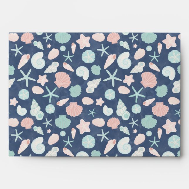 seashells pattern envelope (Front)