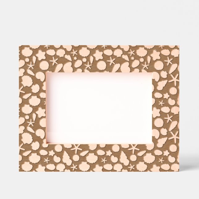 seashells pattern etched frames (Front)