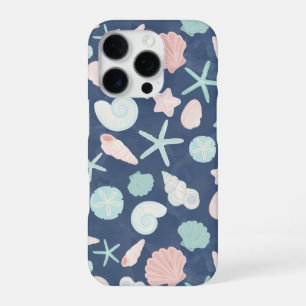 seashells pattern iPhone 16 pro case