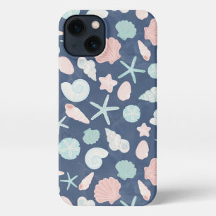 seashells pattern iPhone 13 case