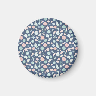seashells pattern magnet