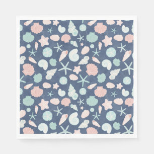 seashells pattern napkin