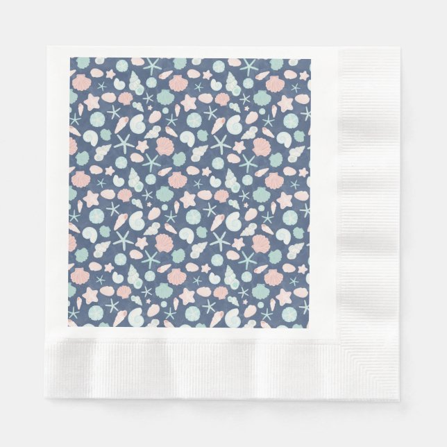 seashells pattern napkin (Front)