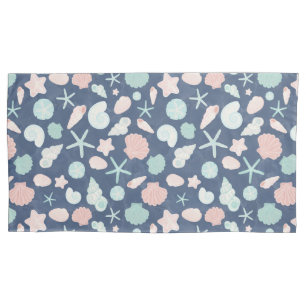 seashells pattern pillowcase