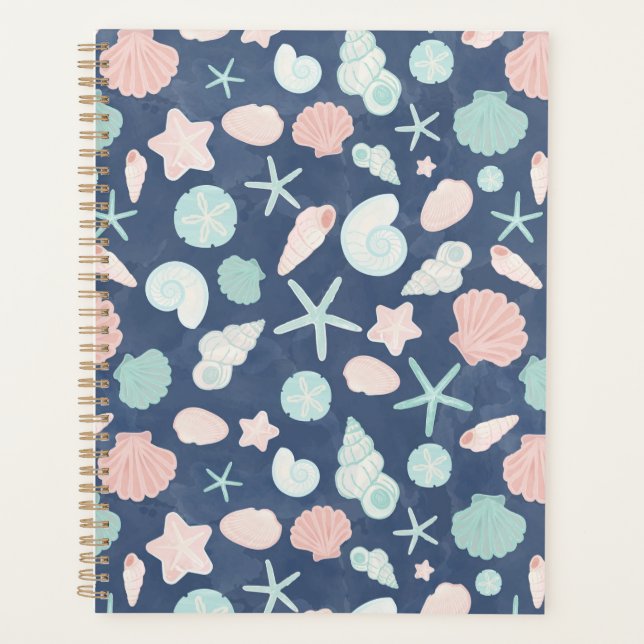 seashells pattern planner (Front)