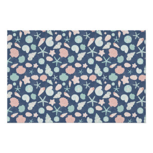 seashells pattern poster