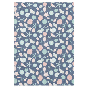 seashells pattern tablecloth