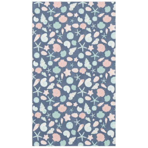 seashells pattern tablecloth