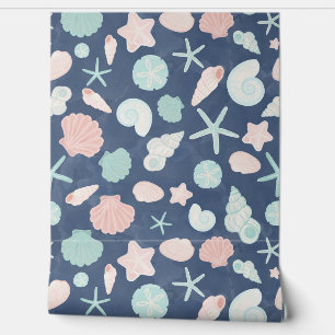 seashells pattern wallpaper