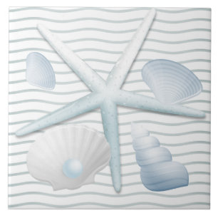 Seashells & Pearls Tile