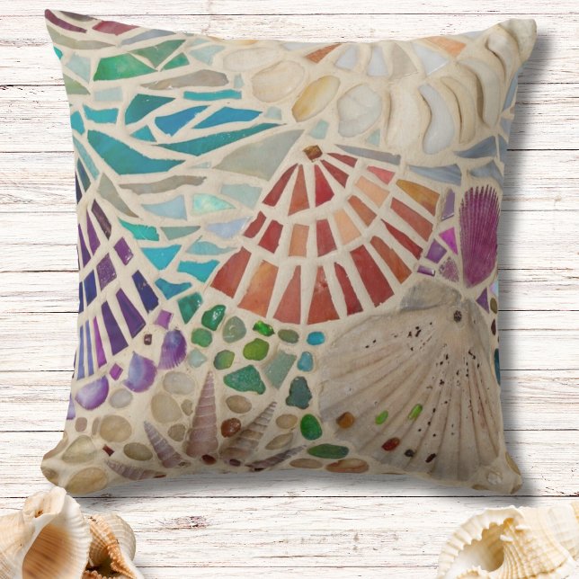 Seashells Pebbles Cushion (Creator Uploaded)