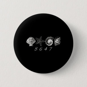 Seashells Sea Shells Beach Funny 1 6 Cm Round Badge