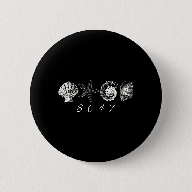 Seashells Sea Shells Beach Funny 1 6 Cm Round Badge (Front)