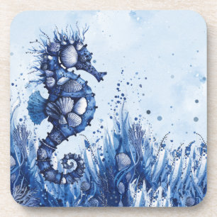Seashells Seahorse Coaster