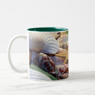 Seashells Starfish & Beach Glass Mug