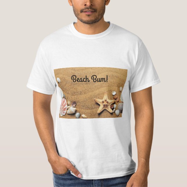 Seashells & Starfish T-Shirt (Front)