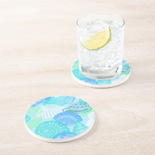 Seashells Stone Coaster