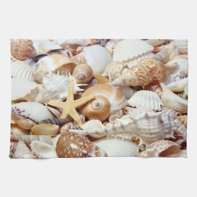 Seashells Tea Towel (Horizontal)