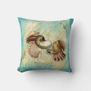 Seashells Throw Pillow