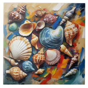 Seashells tile