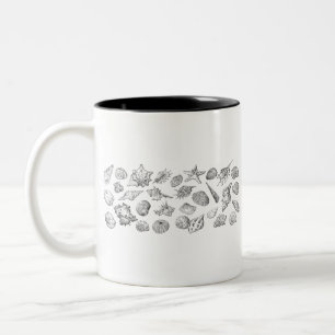 Seashells Two-Tone Coffee Mug
