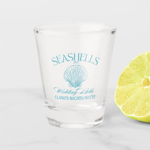 Seashells & Wedding Bells Bachelorette Shot Glass
