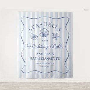 Seashells & Wedding Bells Bachelorette Weekend Tapestry