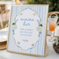 Seashells & Wedding bells Coastal Mimosa Bar