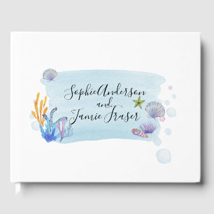 Seashells Wedding Guestbook