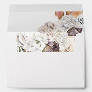 Seashells & White Floral 3 Envelope