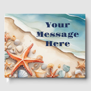 Seashore Bliss Beach Party Guest Book