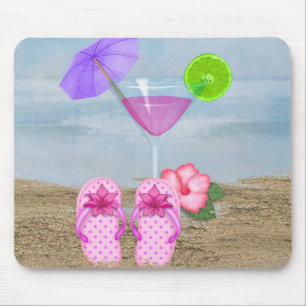 Seashore Cocktail Mouse Mat