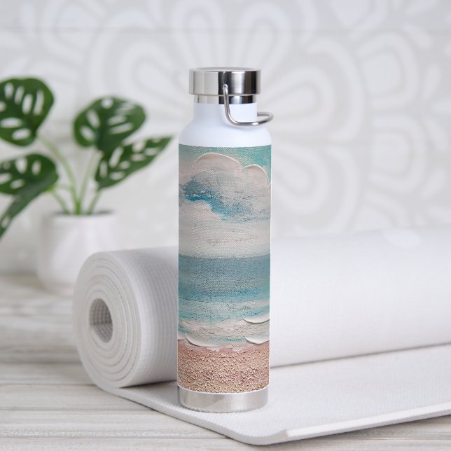 Seashore Sand Texture Water Bottle (Yoga)