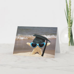 Seashore Starfish graduate Card