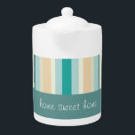 Seashore Stripes Pattern<br><div class="desc">Seashore Stripes Pattern - with colours of the beach and sea- sand, ocean blue, sky blue, and foam. Perfect design for men or for women. We have left all of the images used in this design customisable - You can play with them to your hearts content- Click the orange 'CustomizeThis'...</div>