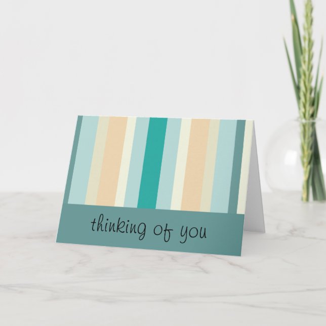 Seashore Stripes Pattern Card (Front)