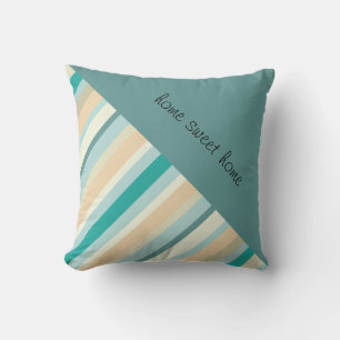 Seashore Stripes Pattern Cushion