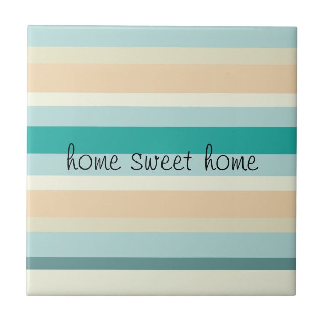 Seashore Stripes Pattern Tile (Front)