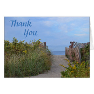 Seashore Thank You Card