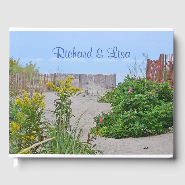 Seashore Theme Guest Book (Front)