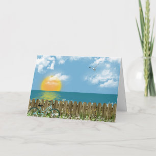 Seashore thinking of you card