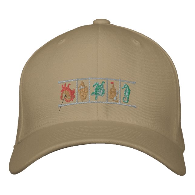 Seashore Treasures Embroidered Hat (Front)