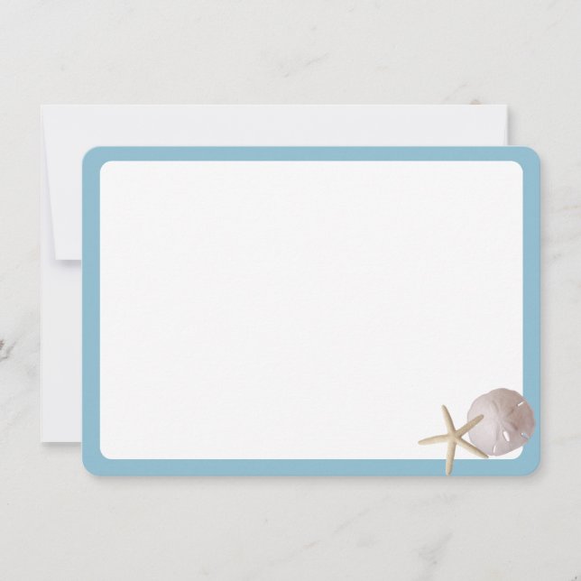 Seashore Treasures Thank You Card (Front)