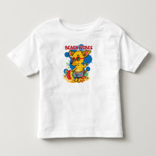 Seaside Adventures: Kids' Summer Beach Toddler T-Shirt