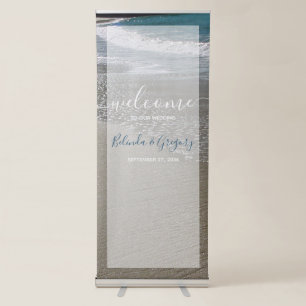 Seaside Beach & Sand Wedding Welcome Sign