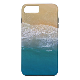 Seaside beach with pure blue wave iPhone 8 plus/7 plus case