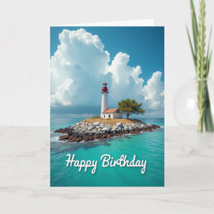 Seaside Birthday Vista Card